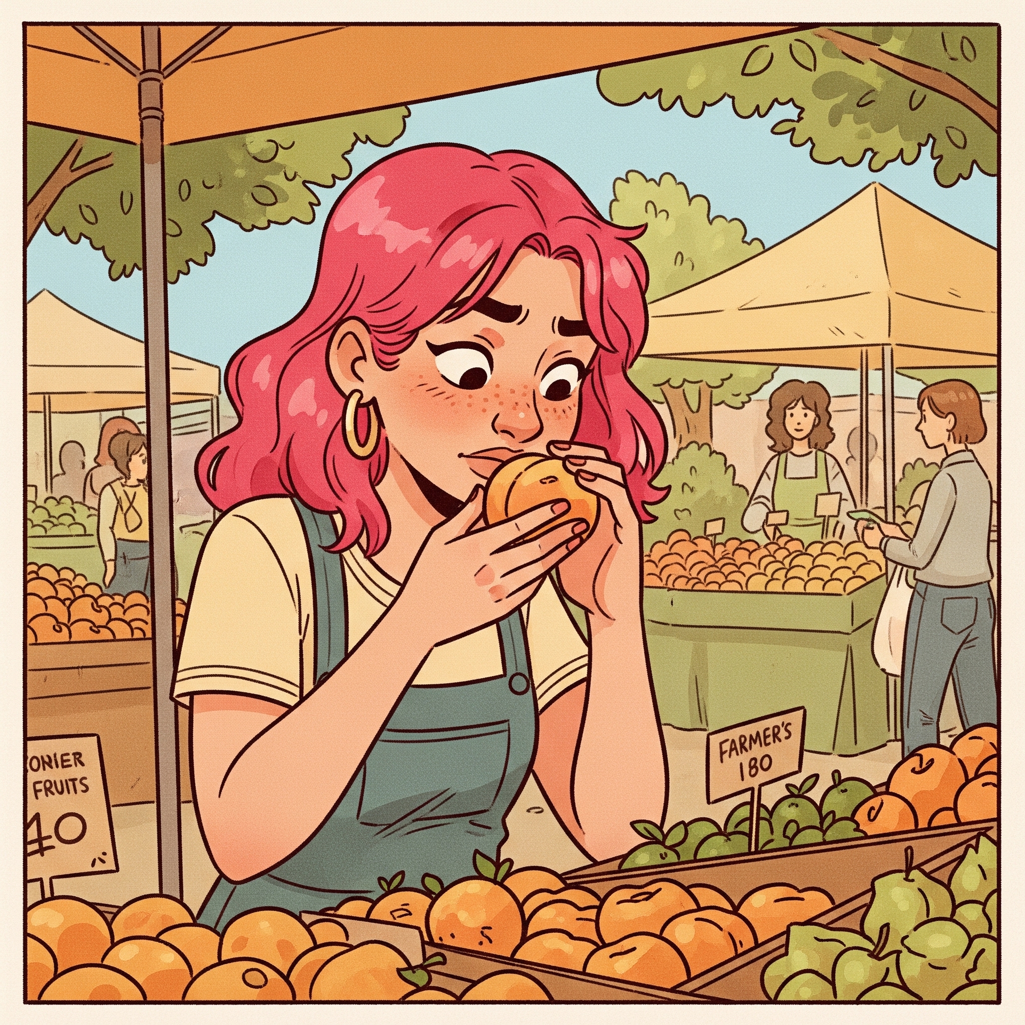 Fruits at market
